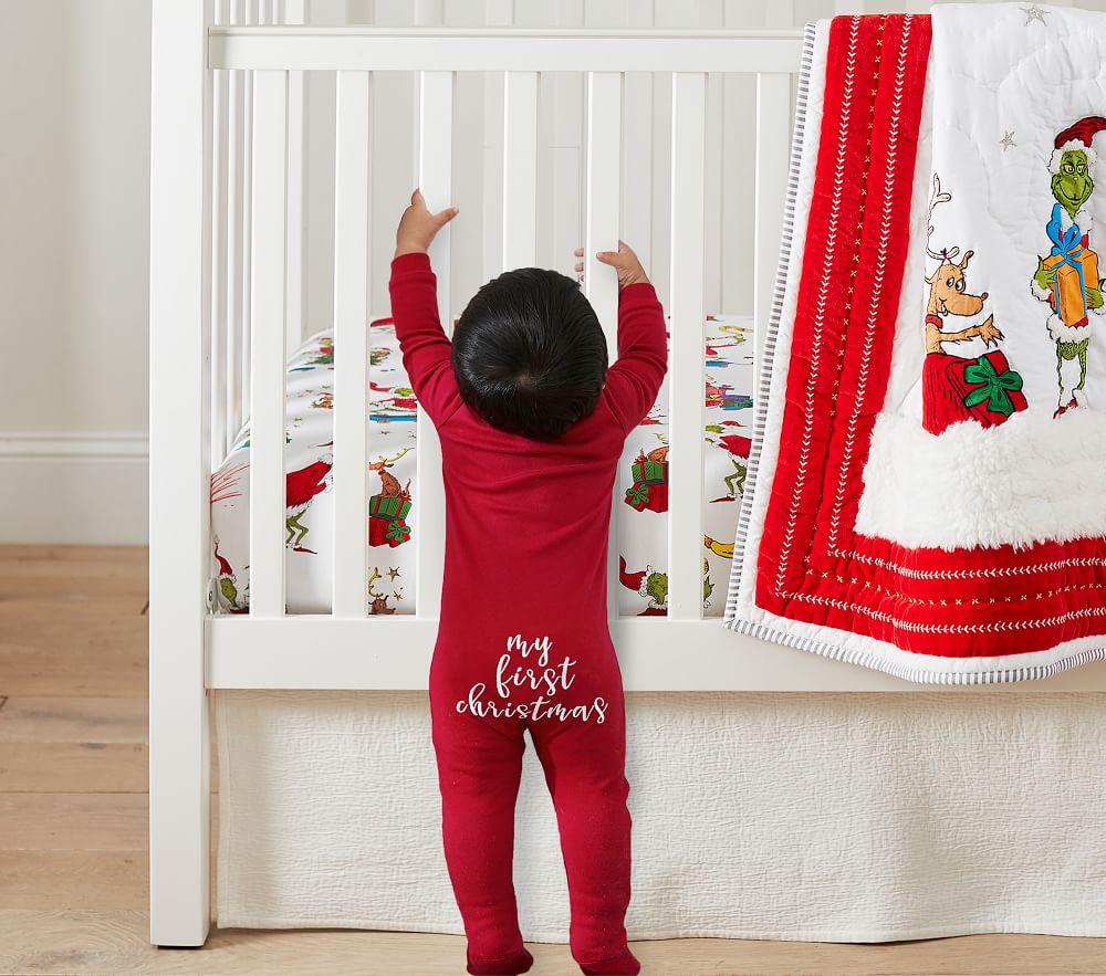 Pottery barn my first shop christmas onesie